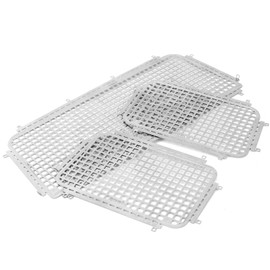 RC Car Window Net, Metal Window Mesh Protective Net for SCX10 III RC Car Window Net for RC Car Upgrade Accessories RC Crawler Fittings