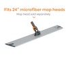 Coastwide Professional 22" Microfiber Wet Mop Frame, Aluminum