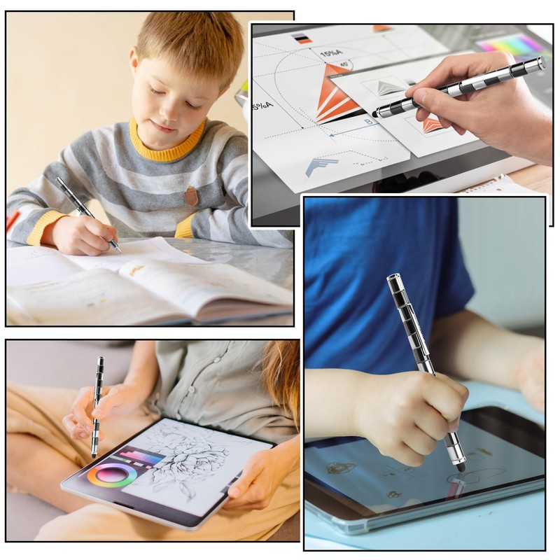 Fidget Pen, Decompression Magnet Metal Pen, Magnetic Fidget Toy Pen