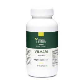 YOGIS HERBS Vilvam Capsules (Aegle Marmelos/Bael/Bilva) 90 Veg Capsules 90.0 Servings (Pack of 1)