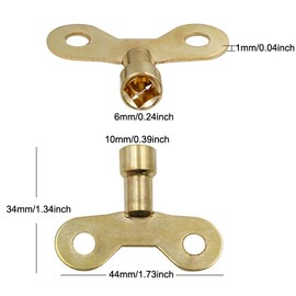 TorSor 9 Pack Utilities Key 5mm 6mm 7mm Squre Faucet Spanner Portable Switch Lock Socket Wrench for Kitchen Water Spigot Tap Plumbing Valve Bathroom Fireplace Radiator Gas Vent Air Plumber Tool