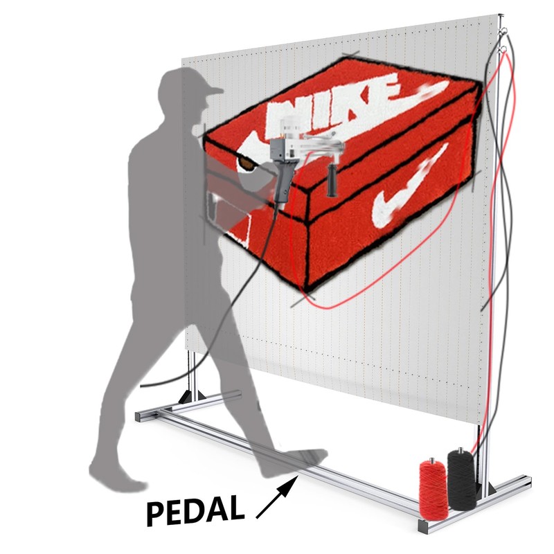 「220pcs」Fixing Spikes for NODOCA Aluminum Tufting Frame, for 64 inch