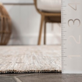 nuLOOM Aine Geometric 8'10" x 11'10" Machine Washable Indoor/Outdoor Area Rug for Living Room Patio Deck Front Porch Kitchen, Beige