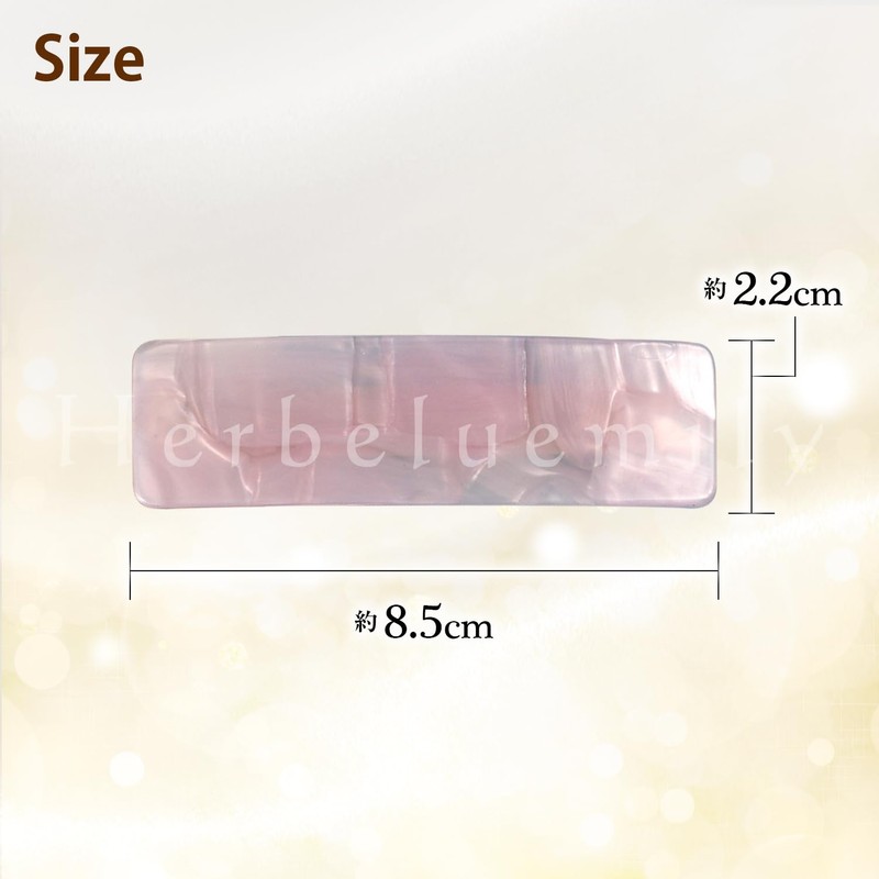 Herbeluemily Hair Barrette, Hair Ornament, Tortoise Shell Hair Clip, Stylish,