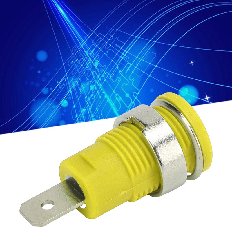 50Pcs Banana Socket 4mm High Current Discharge Long Service Life