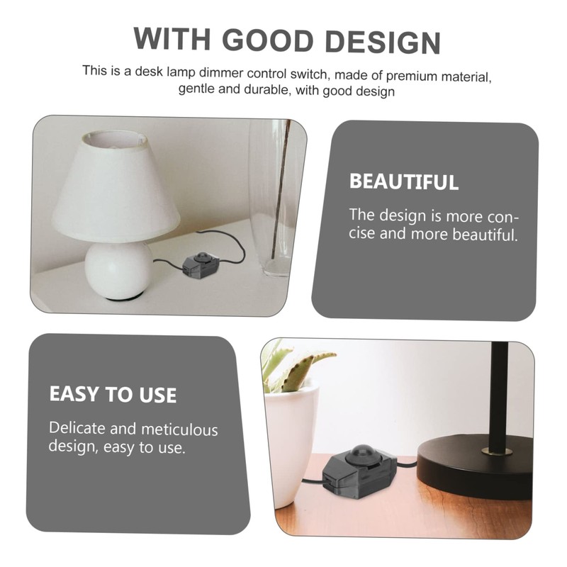 Operitacx Pcs Nail Desk Lamp Dimmer Switch Dimmable Switch Lamp