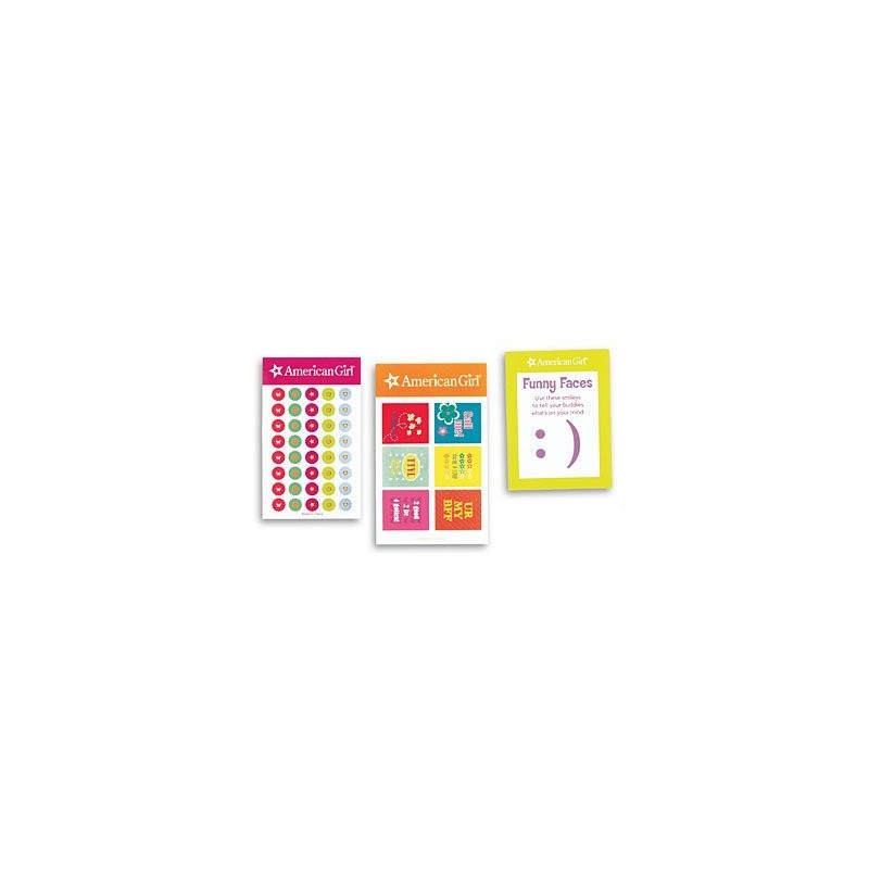 American Girl Doll Sticker & Charm Set