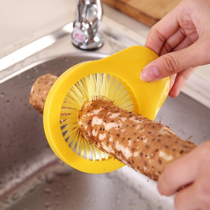 AKOAK 1 Pack Corn Cleaning Brush Vegetable Washer Plastic Vegetable
