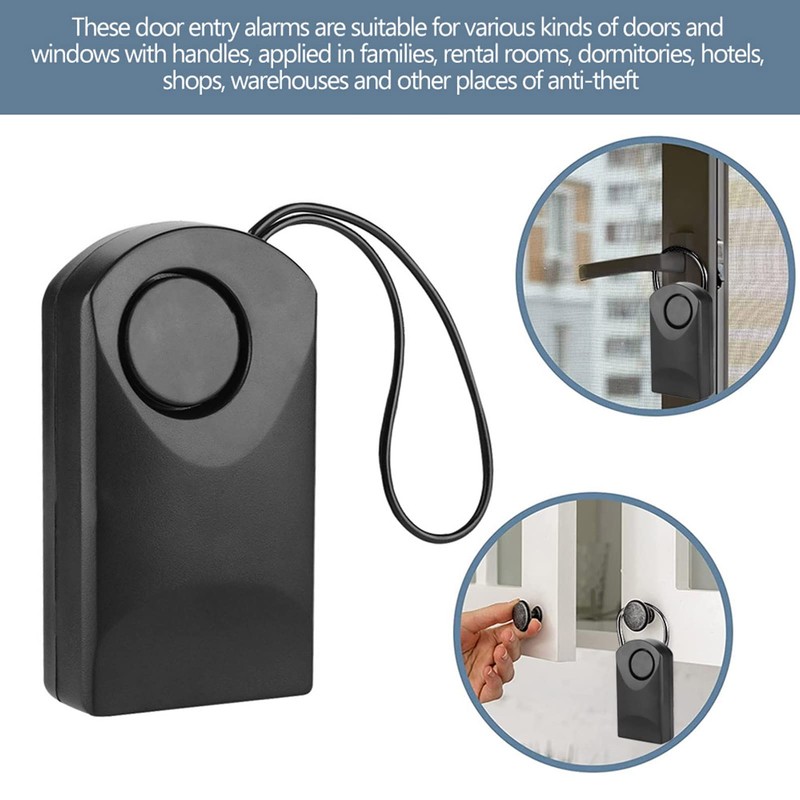 Wireless Touch Sensor Intrusion Detector 120dB Super Loud Alarm Portable