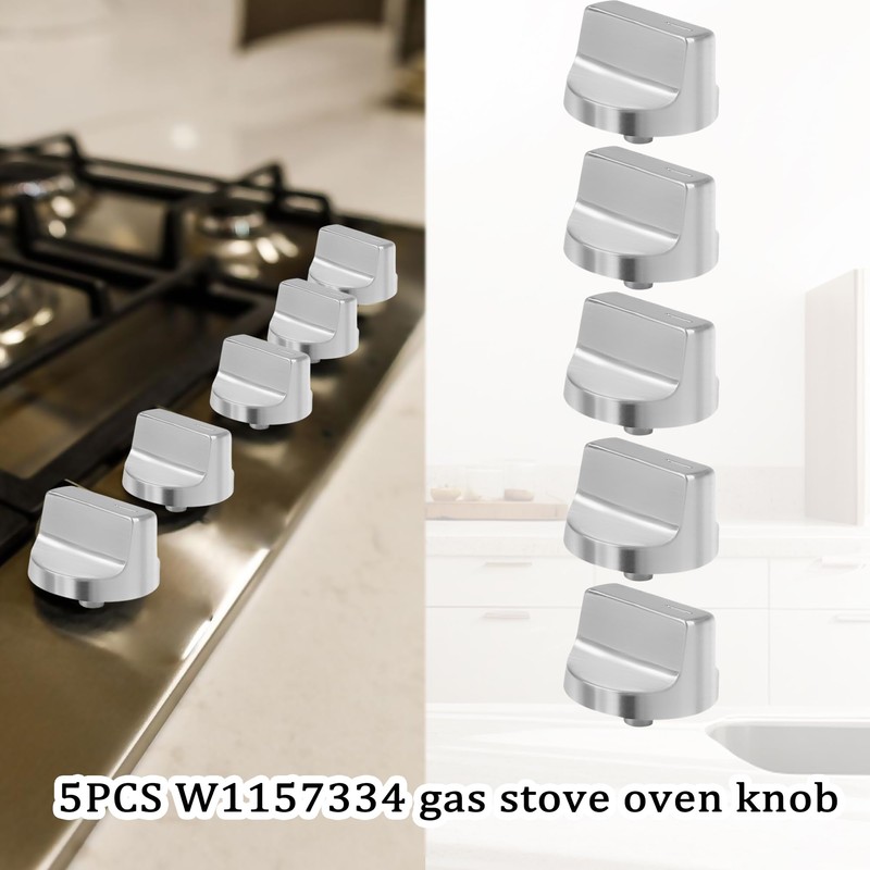 W11517334 Range Knobs Fit for Whirlpool Stove Knobs Replacements