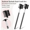 6 Pack Eyebrow Comb, Eyebrow Brush for Women, Grooming Shaping