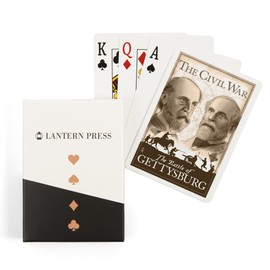 Lantern Press American Civil War, The Battle of Gettysburg (52 Playing Cards, Poker Size Card Deck with Jokers)