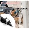 Auger Shank Drill Bits,2 Pcs Long Wood Drill Bit Hex