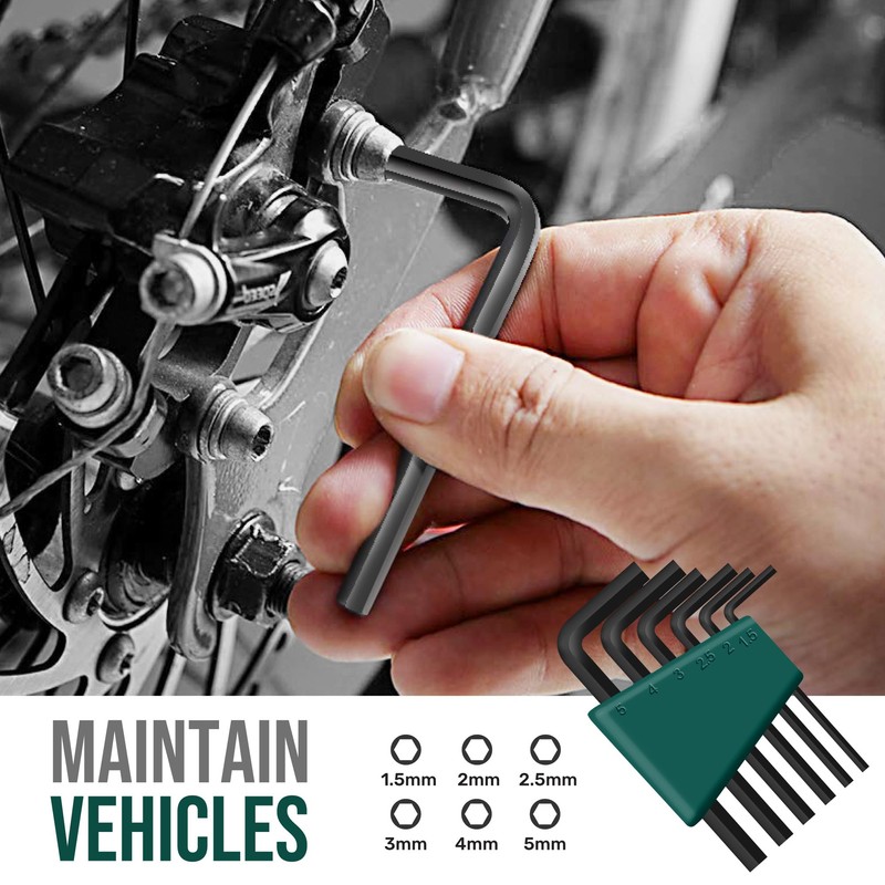 Hi-Spec 25pc Green Small Compact Hand Tool Kit Set for