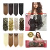 Sarla Kit Set Extensiones De Cabello Clips + Cepillo +desenredante