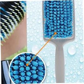 TOVINANNA Absorbent Hair Drying Comb Fast Drying Brush Microfiber Bristles for Detangling and Smoothing Fine Hair after Shower Ergonomic Handle for