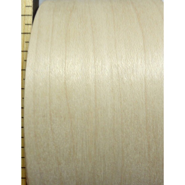Maple Wood Veneer edgebanding roll 4.75" x 120" with preglued