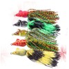 Outanaya 5pcs 9cm Bionic Baits Realistic Fishing 5 Durable Colors