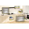 EVERIE Extendable 3-Tier Holder for Heavy Items, Jars, Bottles, Cans,