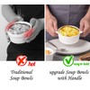 Delling Ramekins with Handle, 6 PACK Soup Bowls for French