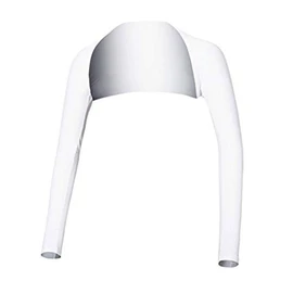 Chal de enfriamiento de golf antirayos UV, protección solar, transpirable y cómoda para mujeres, golf y deportes al aire libre, Blanco, XL