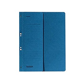 FALKEN Ösenhefter, halber Vorderdeckel Ösenhefter A4 1/2 Vorderdeckel blau