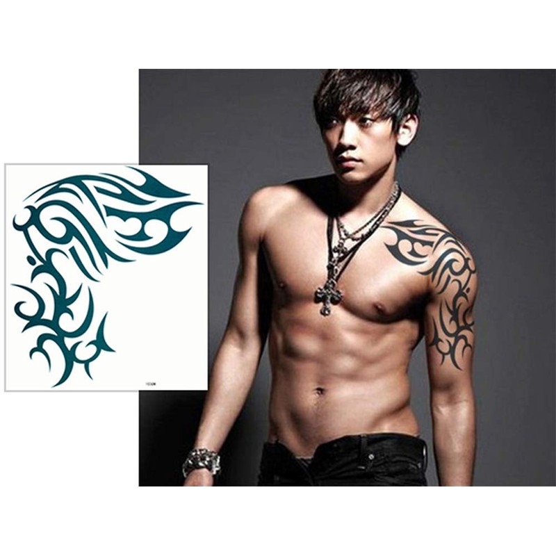 TheFantasy Tattoo Sticker Tribal Shoulder Chest mqc01/ymp016 Different Quantity (mqc01l,