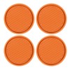 sourcing map 4pcs Car Cup Coasters Universal PVC Car Cup