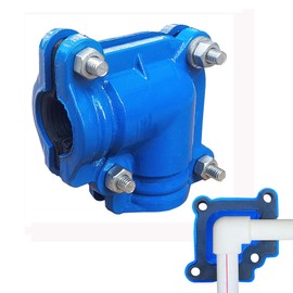 Pipe Repair Clamp For 1/2 Inch Pipe Elbow (Outer Diameter of the Pipe is about 0.83 inch) Leak Sealer for 90 Degree Elbow,PPR/PE Pipes and Iron Pipes,for Threaded and Socket Connection Elbow