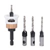 Countersink Drill Bit Set, Adjustable Depth Stop Counter Sink Drill