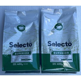Cafe Selecto Superior Ground Coffee, Medium Roast, 14.1 oz, Pack of 2