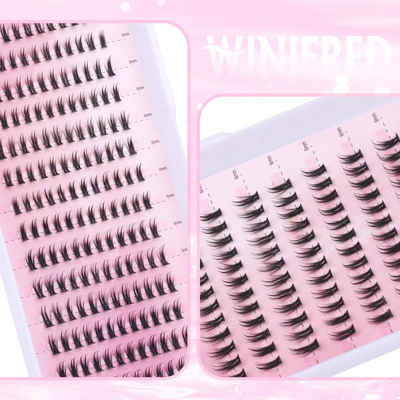 Winifred Bottom Lash Clusters Thick Volume Lower Lash Extension DIY