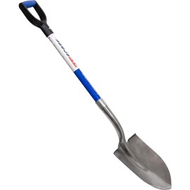 MARSHALLTOWN Proscape Stainless Steel Shovels, Round Point Type, D-Grip Handle, Resilient and Reliable, RPSSD