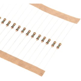 Fasizi 560PCS 1/4W Watt 1% Carbon Film Resistors Assorted Kit Set 56 Values (1 ohm~ 10M ohm)