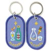 Iroha Publishing Key Ring 2/8b PAIR KEY RING "FAVORITE FOOD