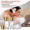 JIUWU Oil Roller Bottle,3 Pcs Empty Travel Size Bottles, 50