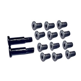 HSSDTECH 1 Set 14PCS(2 Large and 12 Small) Bottom Cover Screws Hexagonal Plum Screws Replacement for Dell XPS 13 9343 9350 9360 XPS 15 9550 9560 9570 Precision M5510 Laptop Screws