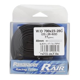 Panaracer R-Air Tube Presta Valve 700X23-28C Long Valve, 1.9 inches (48 mm)