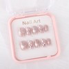3D Nail Tips, Beautiful Decoration, Short, Square, Set of 10,