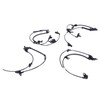 Slakerbe 4Pcs ABS Sensor Brake System Wheel Speed Sensor, 89546-0T010