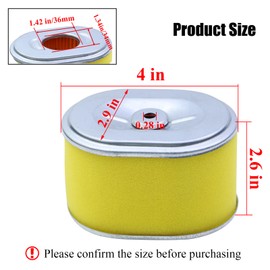 WOTIAN 12 Pack GX160 GX200 Air Filter AFZE18 Compatible with Honda and Clones GX160 GX140 17210ZE1-517 17210-ZE1-505