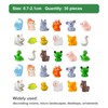 Aikeis 30 Pieces Mini Animals Resin Mini Home Decoration DIY