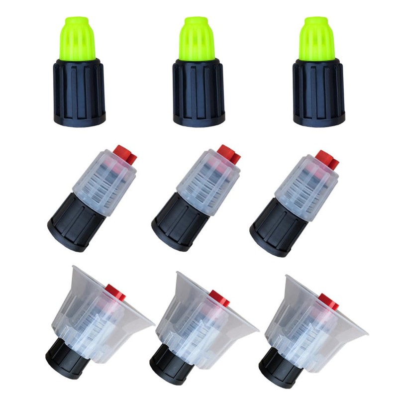TorSor 3 Pack Water and Foam Nozzle Tips Head Replacement