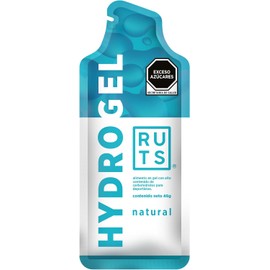 RUTS HYDROGEL 25 GR DE CARBOHIDRATOS MALTODEXTRINA, GLUCOSA Y FRUCTOSA CAJA CON 12 SOBRES SABOR NATURAL