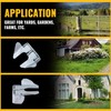 VIVIDA Butterfly Gate Latch 1-3/8" to 1-5/8", Wall Mount Butterfly