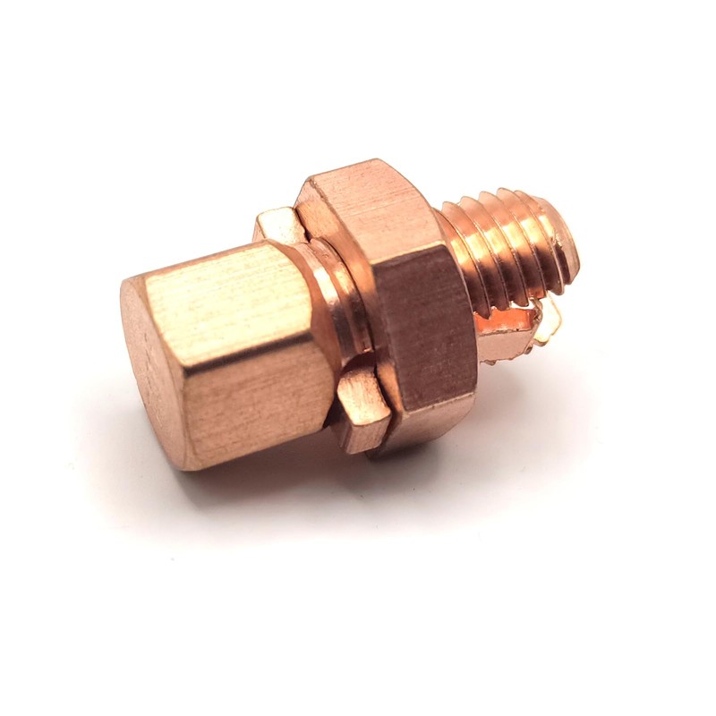 Split Bolt Connectors Copper Grounding Wire Clamps with Heat Shrink