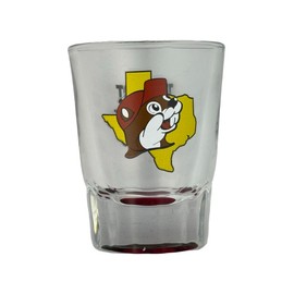 Buc-ee's Themed Shot Glasses - 6+ Varieties (Glass, The Best Lil' Outhouse in Texas), Small
