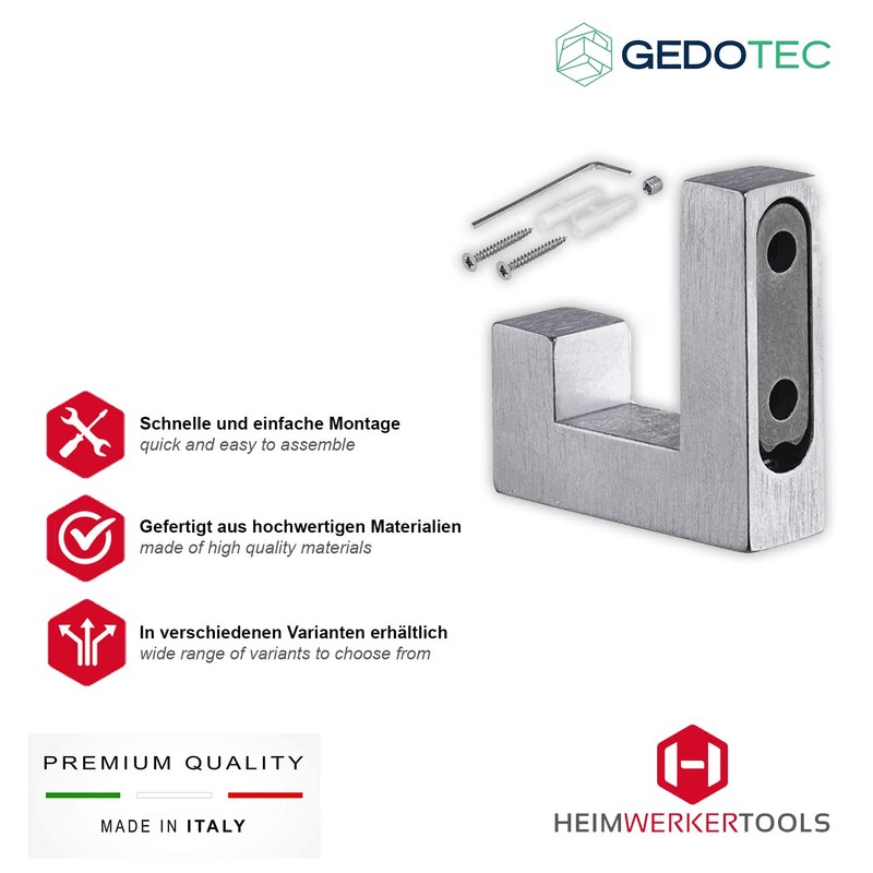 Gedotec Tetris Coat Hook | 1 Piece - Hat Hook