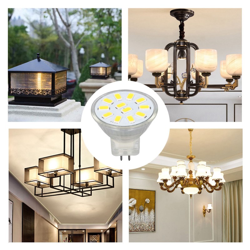 4pcs/set MR11 LED Spot Light Bulb with Dual Needle Base