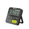 HENDI Kitchen Timer, Digital, 3 Alarm Settings, Stopwatch, Fold-Out Stand,